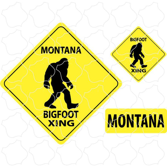 Montana Bigfoot Crossing Diamonds