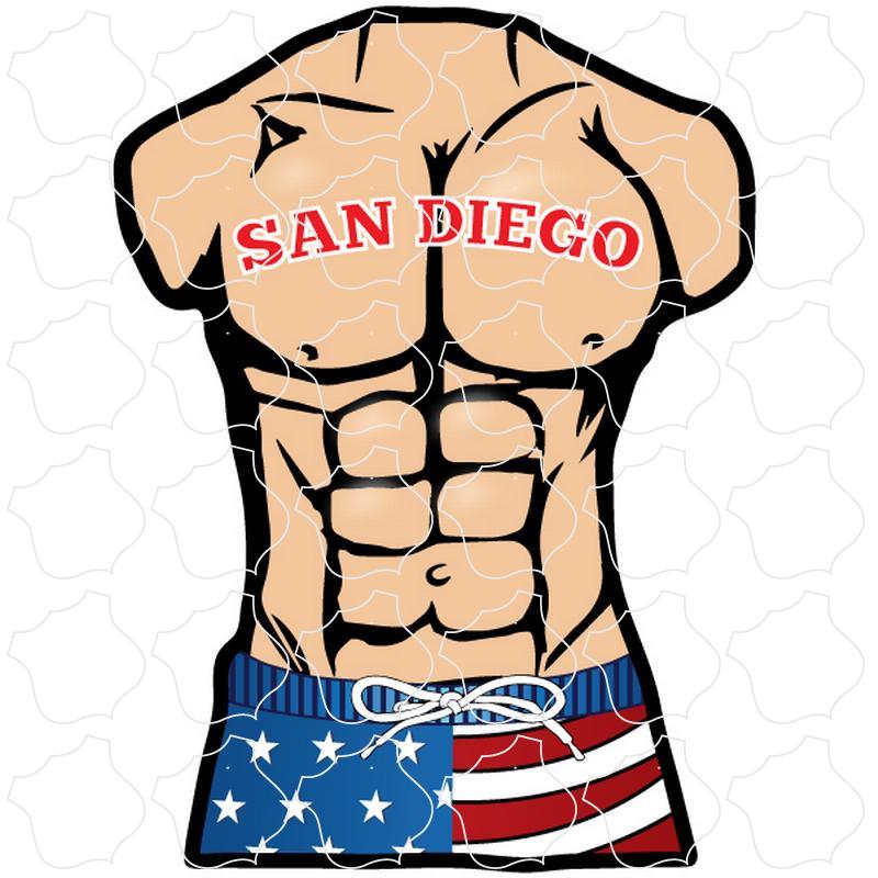 San Diego Six Pack Torso