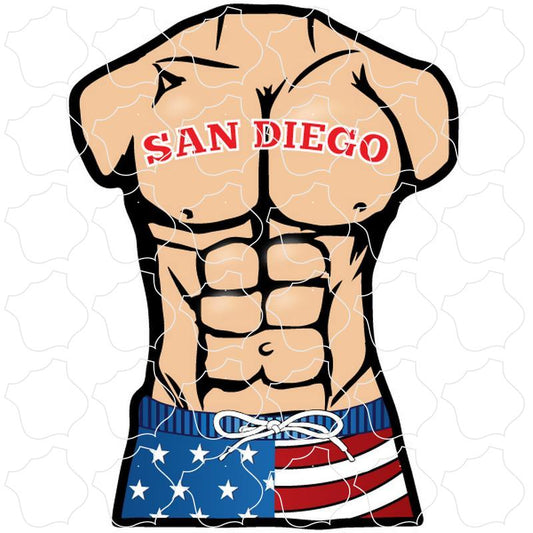 San Diego Six Pack Torso