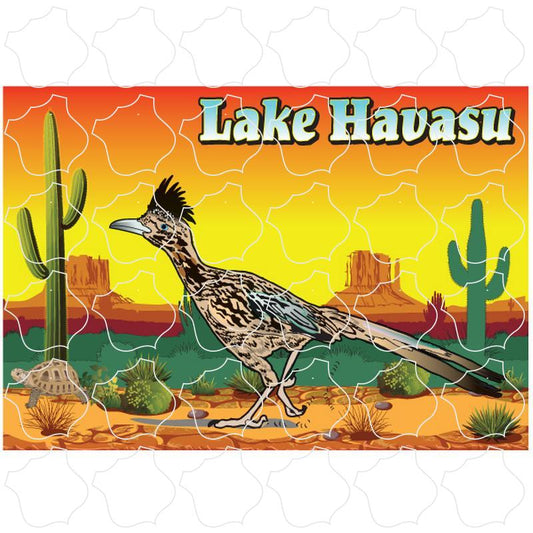 Lake Havasu Roadrunner Desert Scene