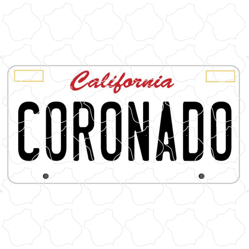 Coronado, CA California Basic License Plate