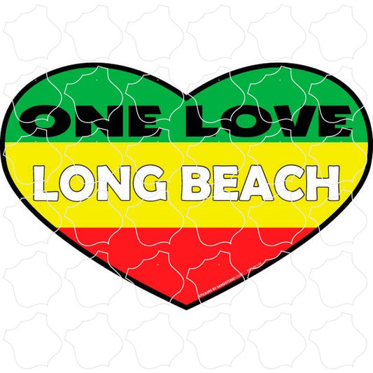 Long Beach, CA One Love Heart