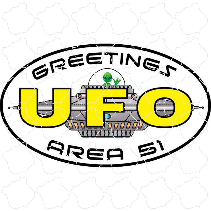 Area 51 UFO Greetings