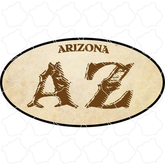 Arizona Parchment Euro Oval