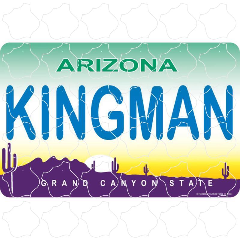 Kingman, AZ Arizona License Plate