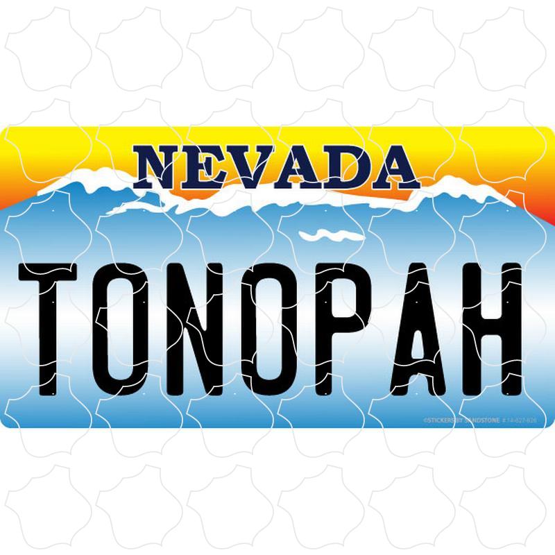 Tonopah, NV License Plate