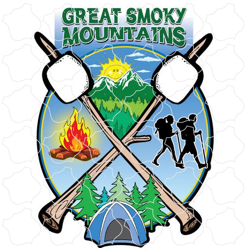 Great Smoky Mountains Crossing Marshmallow Sticks Camping