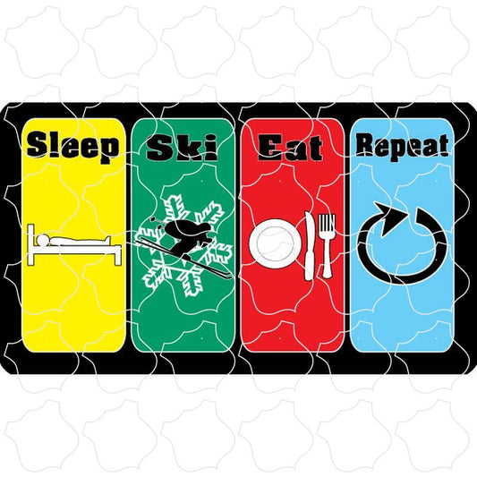 Sleep Ski Eat Repeat