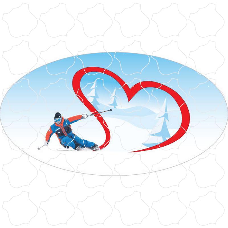 Skier Heart