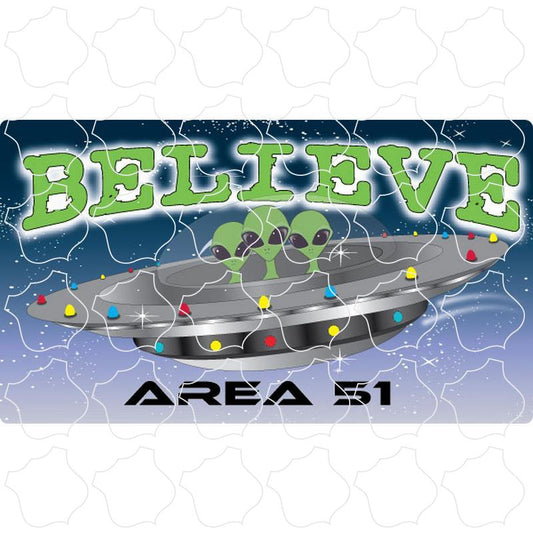 Area 51 Triple Aliens Saucer