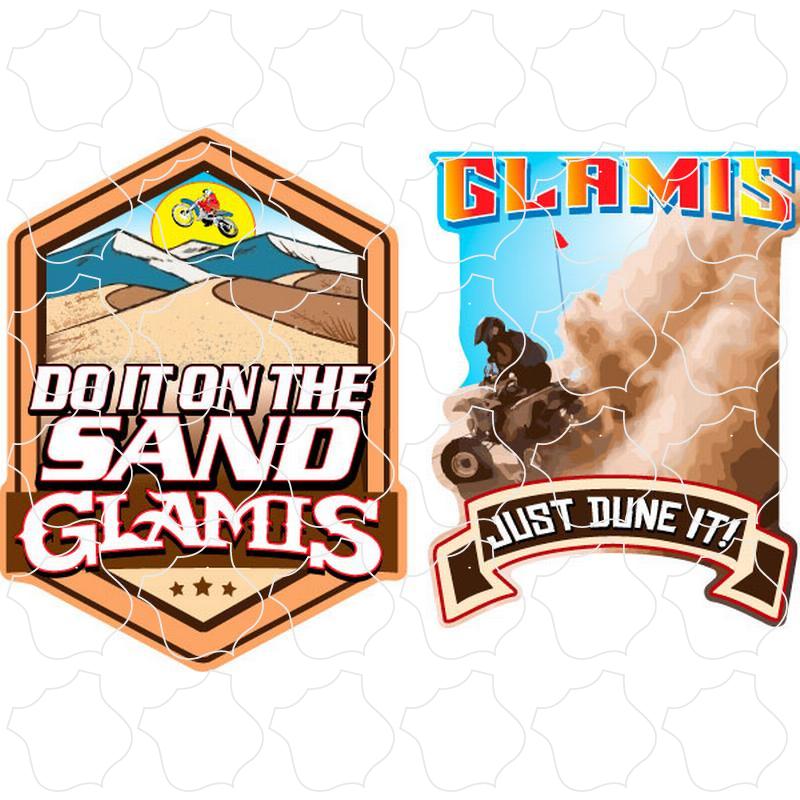 Glamis Do It Sand & Just Dune It 2 Up Sticker Sheet