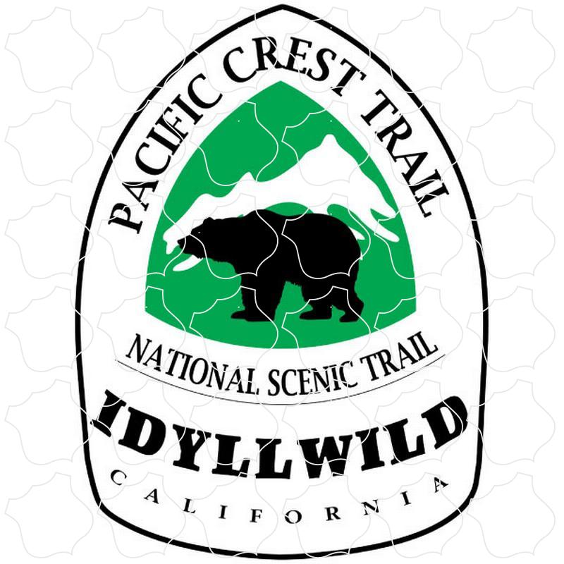 Idyllwild, CA Pacific Crest Trail Shield