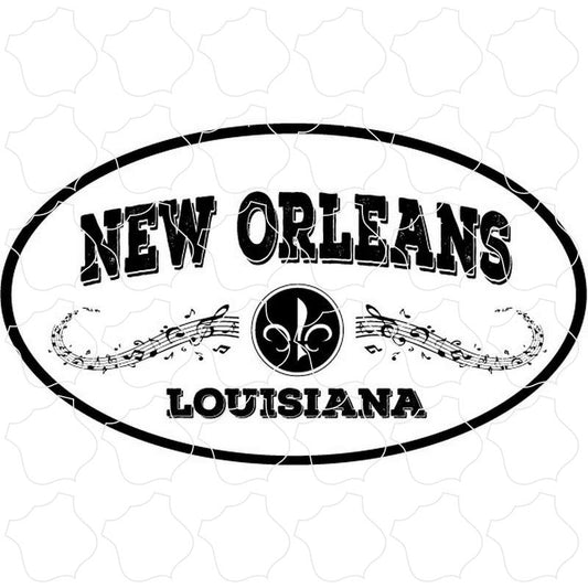 New Orleans, Louisiana Musical Oval