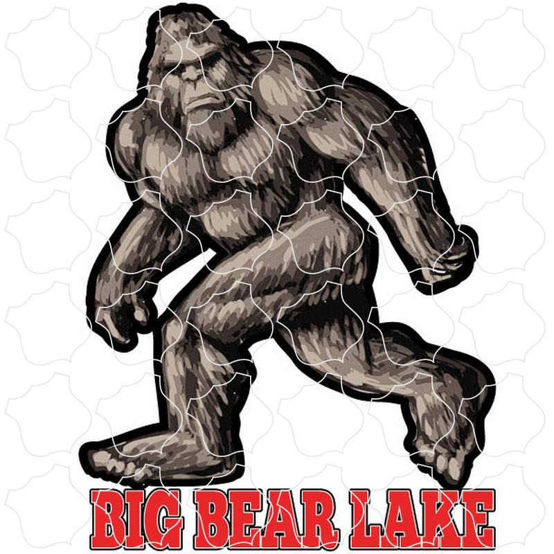 Big Bear Lake Angry Brown Bigfoot