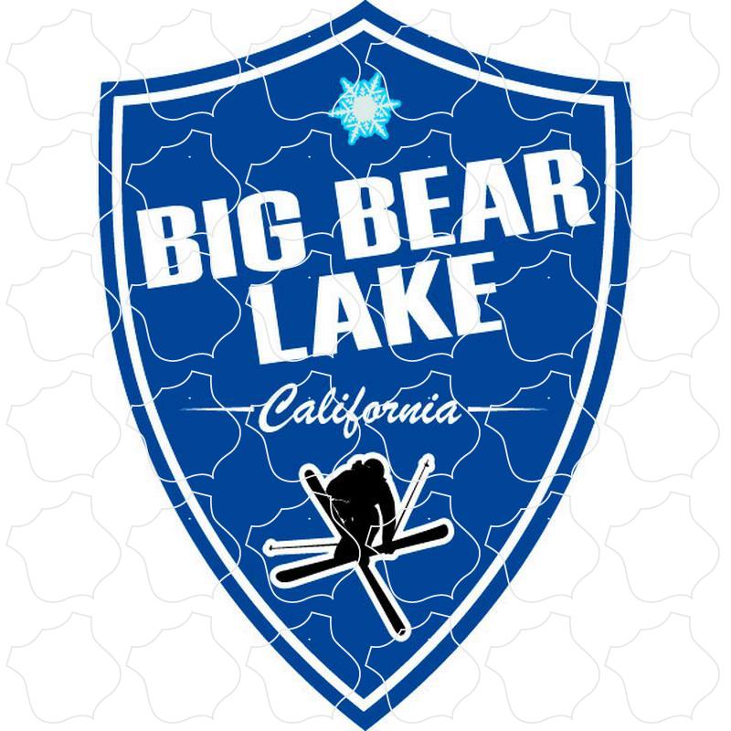 Big Bear Lake, California Blue Shield Skier