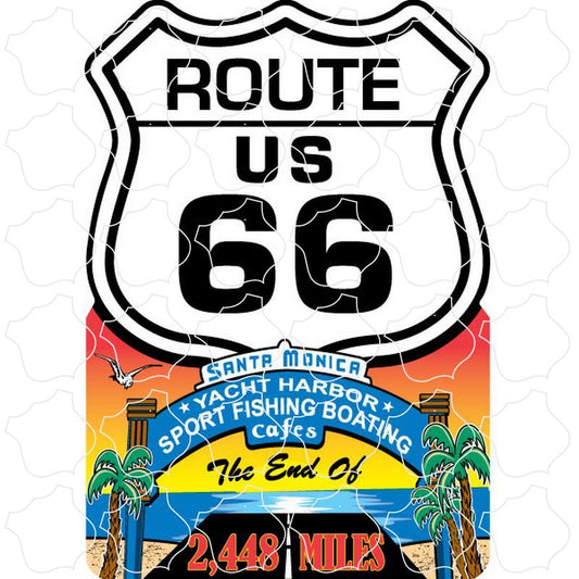 Santa Monica Route 66 The End of 2448 Miles