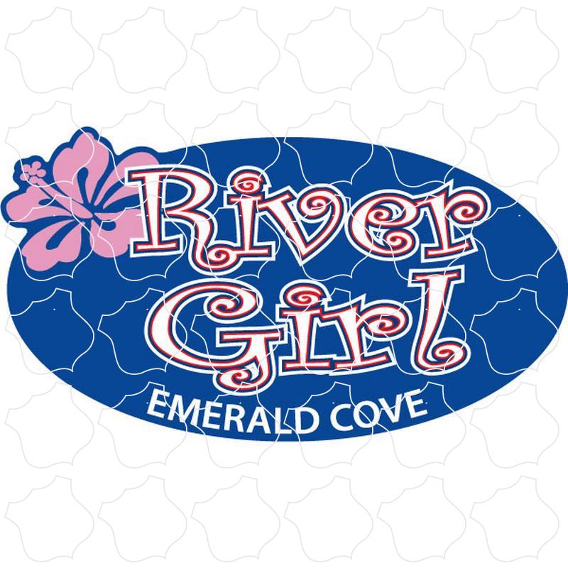 Emerald Cove River Girl Oval