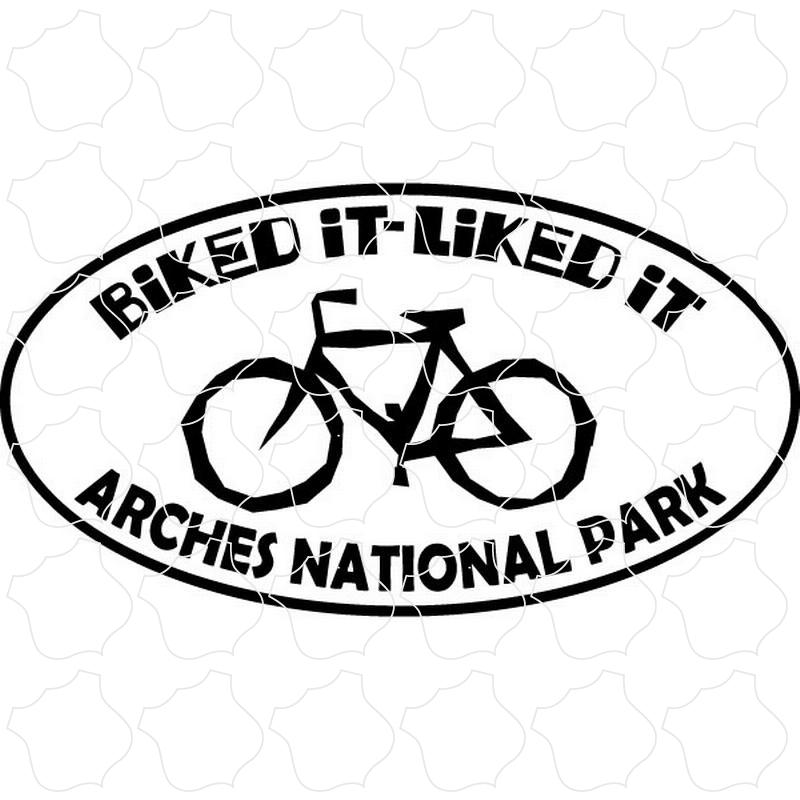 Biked It Liked It Mountain Bike Oval Arches, UT Biked It Liked It Mountain Bike Oval