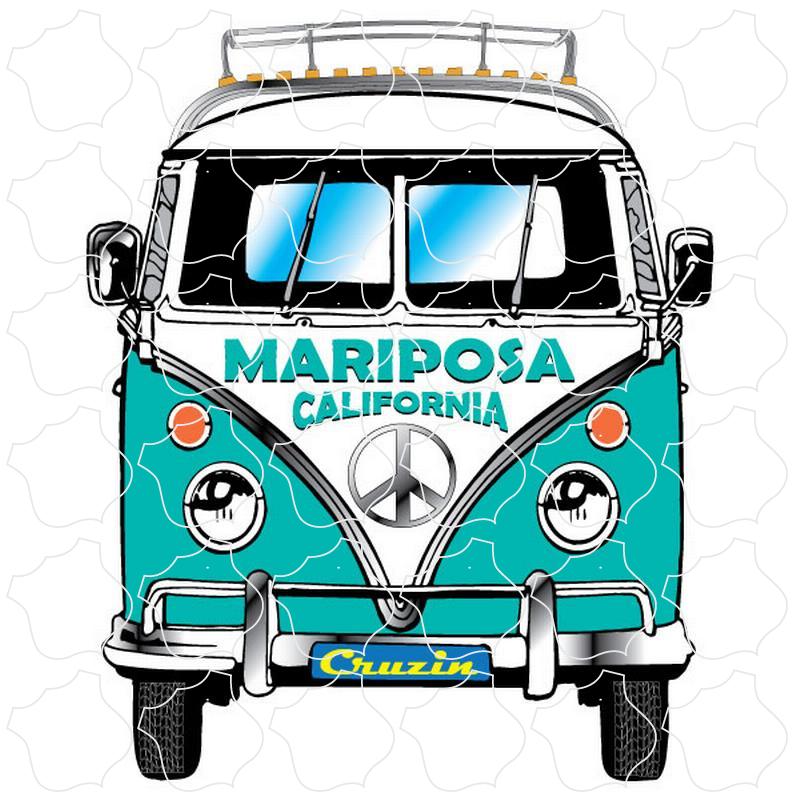 Mariposa, CA Bus Front View