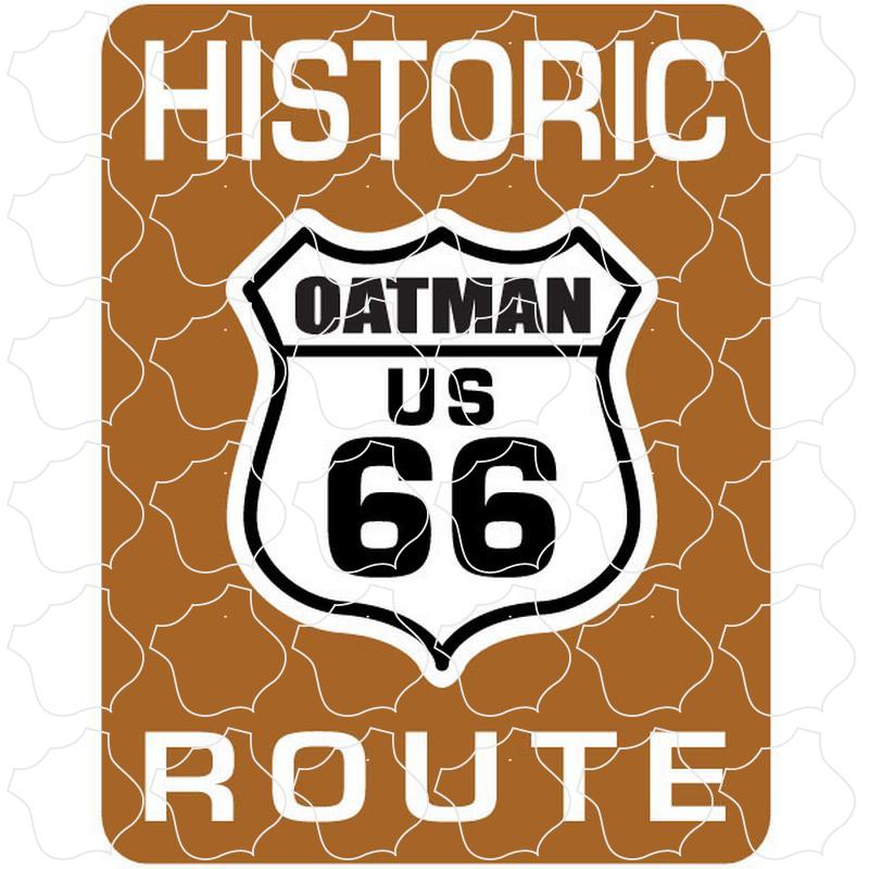 Oatman, AZ Historic Route 66 Brown