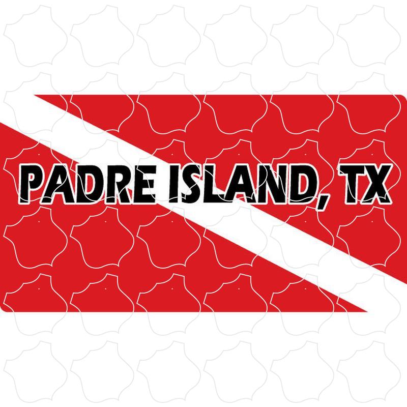 Padre Island, TX Dive Flag