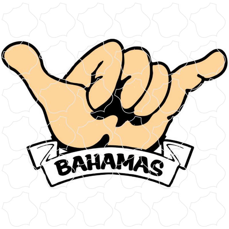 Bahamas Hang Loose Hand