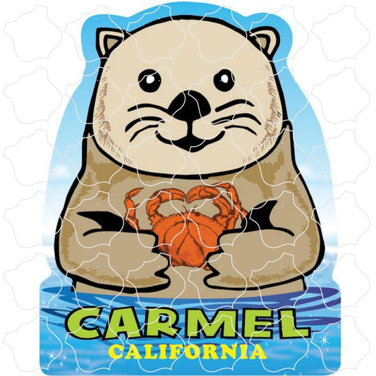 Carmel, CA Sea Otter Cartoon