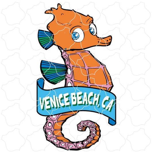 Seahorse With Banner Venice Beach, CA Seahorse With Banner