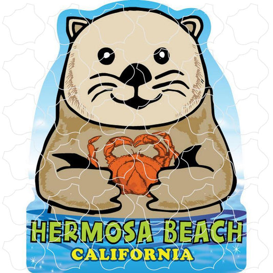 Sea Otter Cartoon Hermosa Beach, CA Sea Otter Cartoon