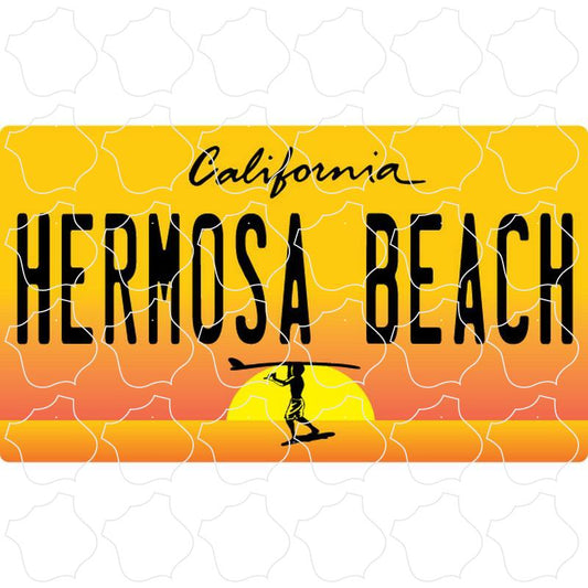 Hermosa Beach Endless Summer License Plate