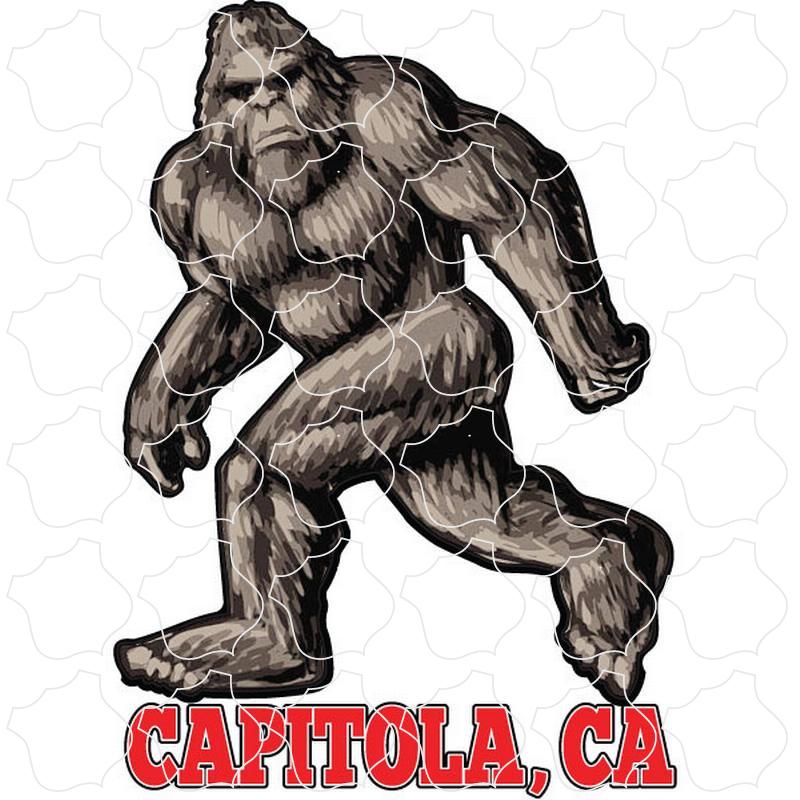 Capitola, CA Angry Brown Bigfoot