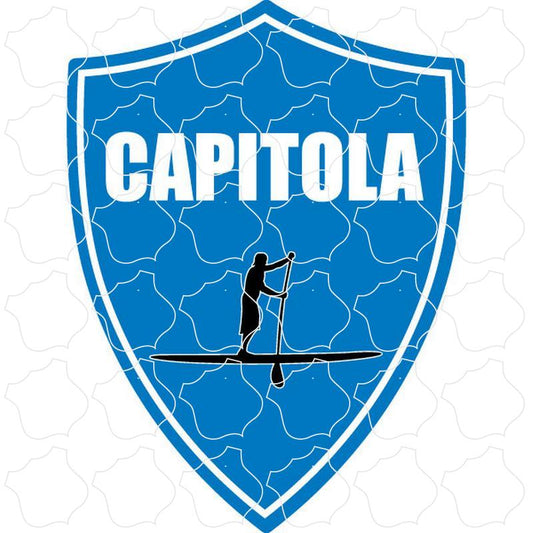 Capitola Standup Paddle Board Blue Shiel Capitola, CA Standup Paddle Board Blue Shield