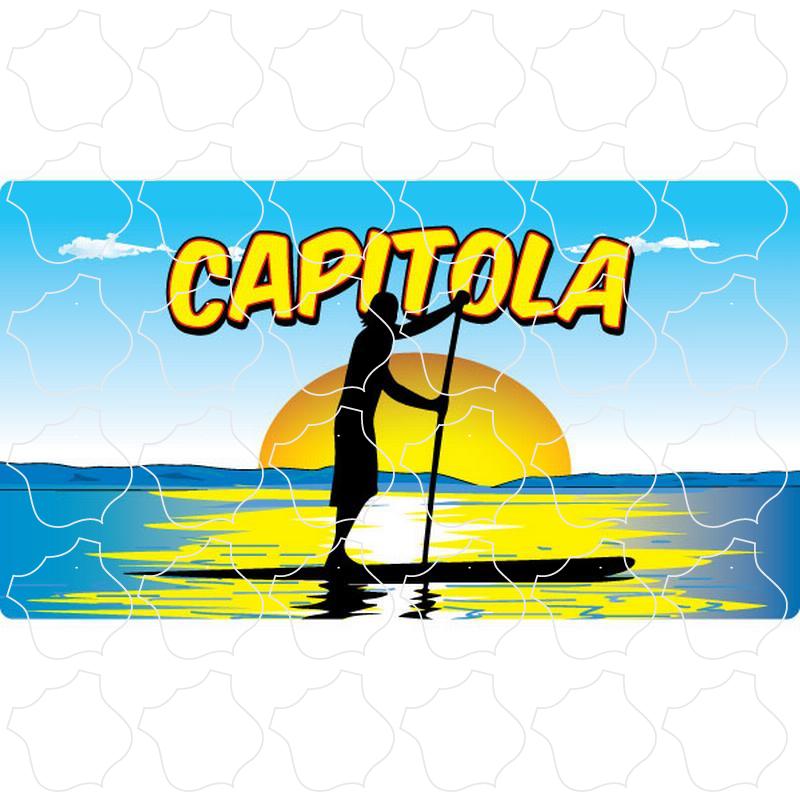 Capitola Standup Paddle Boarder