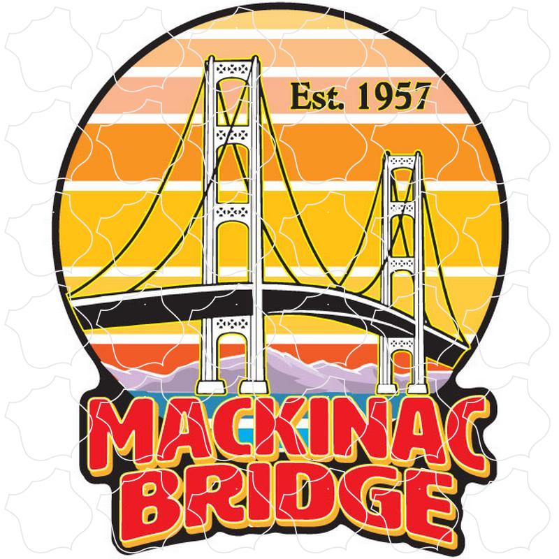 Michigan Mackinac Bridge Sun