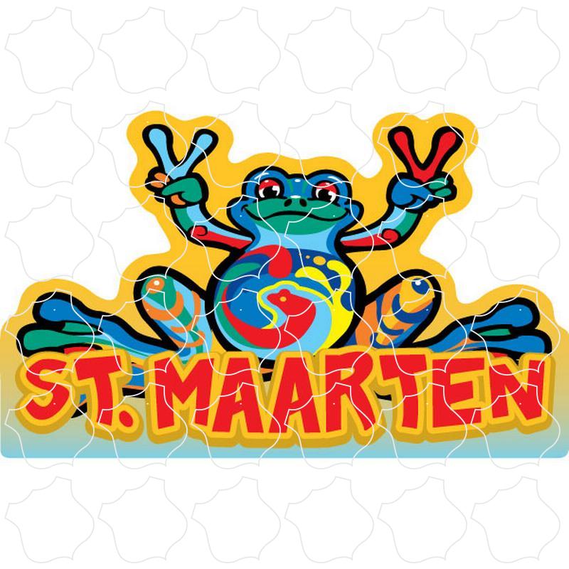 St Maarten Peace Frog