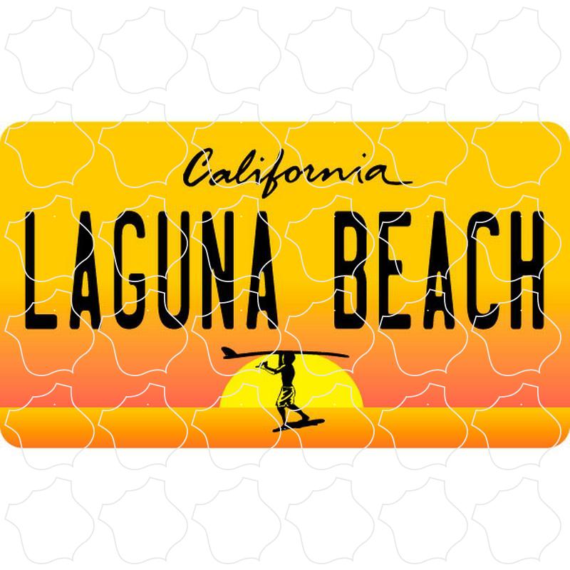 Laguna Beach California Endless Summer License Plate