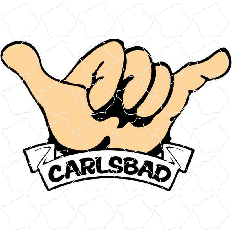 Carlsbad, CA Hang Loose Hand