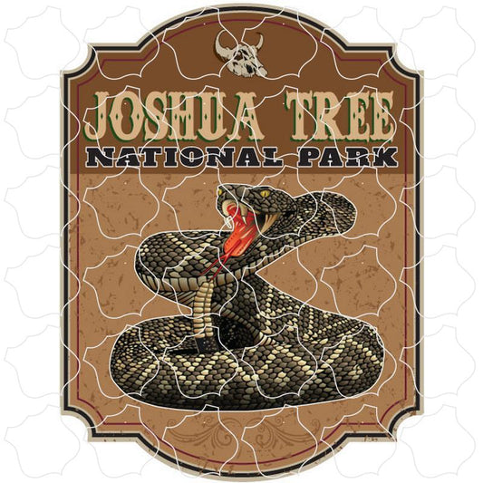 Joshua Tree, CA Rattlsnake Brown Sign