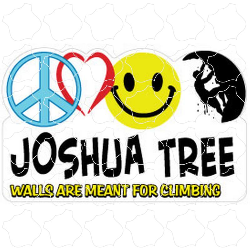 Joshua Tree, CA Joshua Tree Peace Love Happiness Rock Climbing