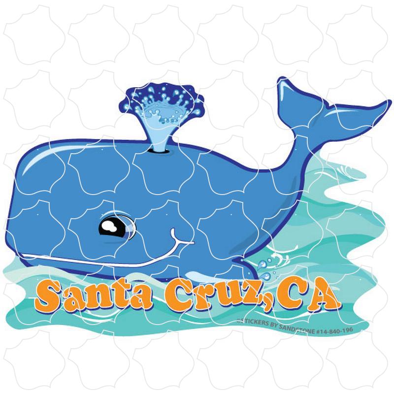 Cartoon Whale Santa Cruz, CA Cartoon Whale