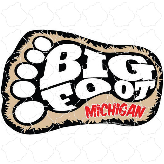 Michigan Bigfoot Foot Print