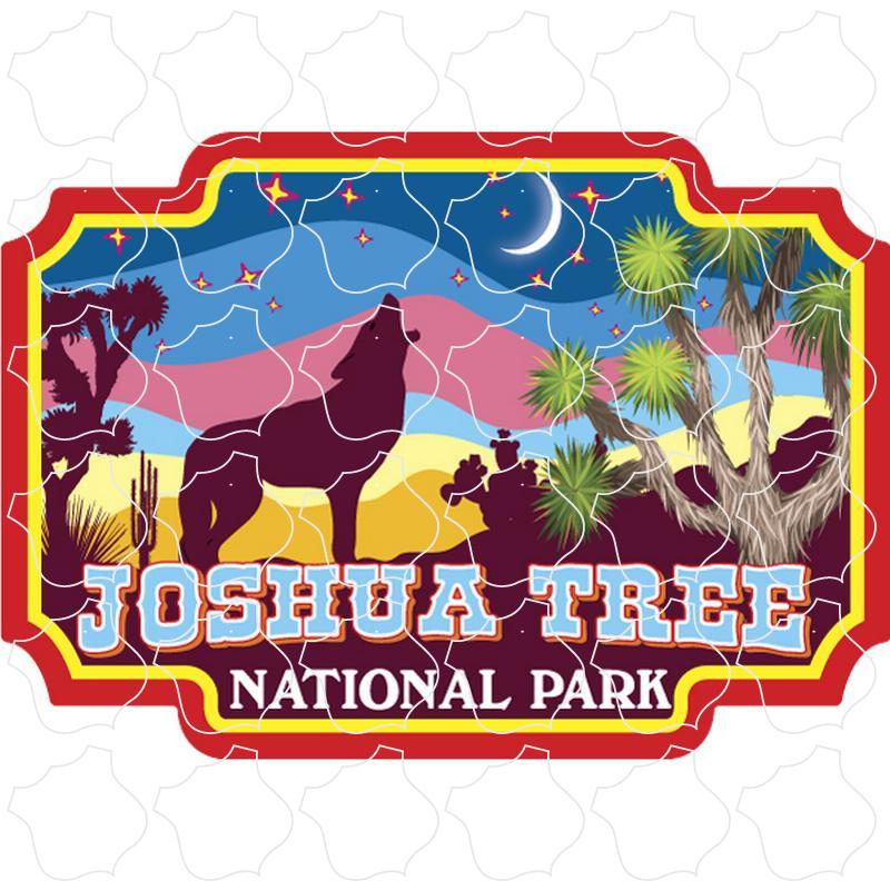 Joshua Tree National Park Howling Coyote Multi Colors