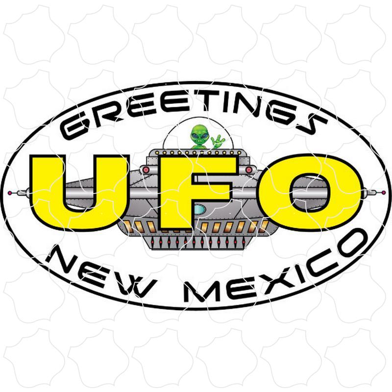 New Mexico Alien UFO Greetings