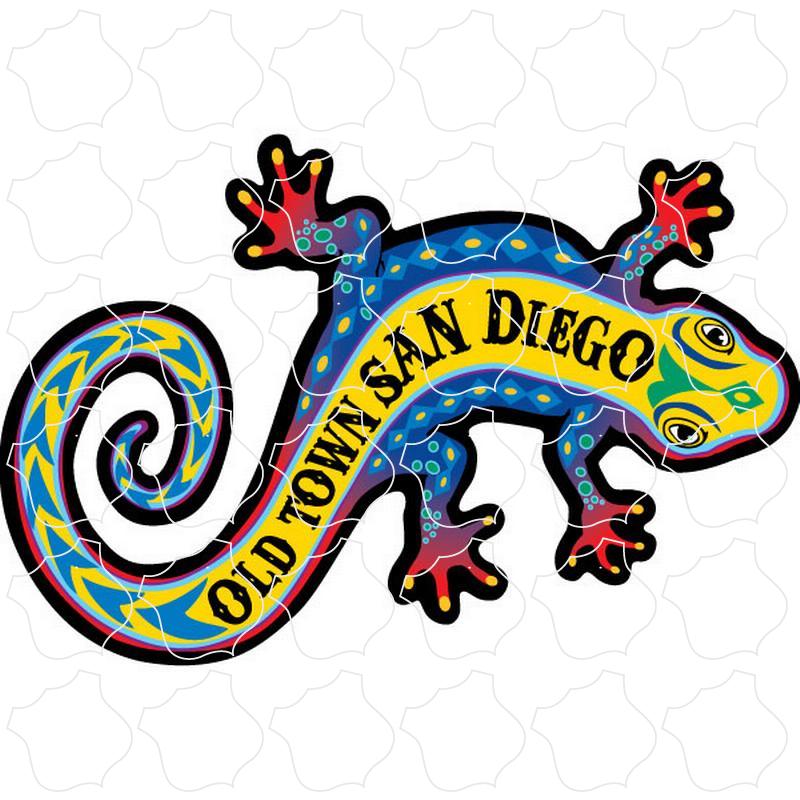 Old Town San Diego Colorful Gecko