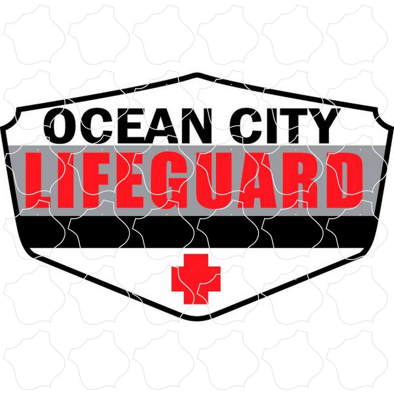 Lifeguard Shield Ocean City Lifeguard Shield