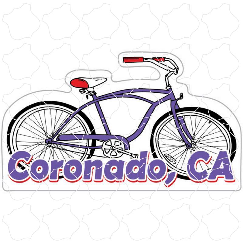 Coronado, CA Purple Beach Cruiser