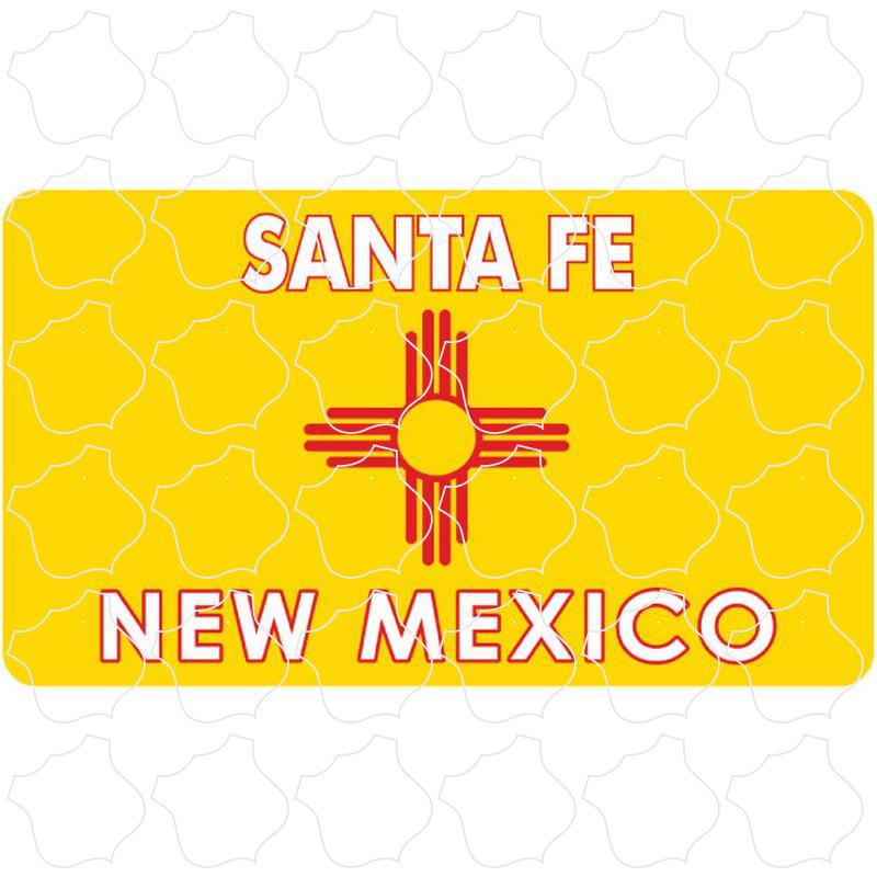 NM Flag Santa Fe New Mexico Flag