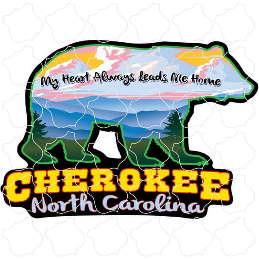 Cherokee North Carolina Smoky Mountain Filled Bear