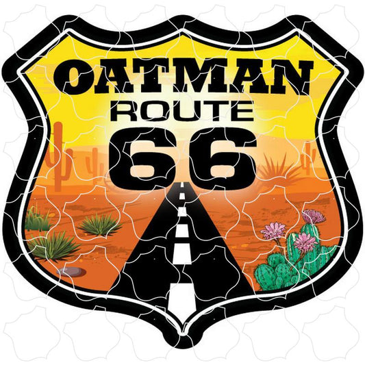 Oatman, AZ Desert Road Shield