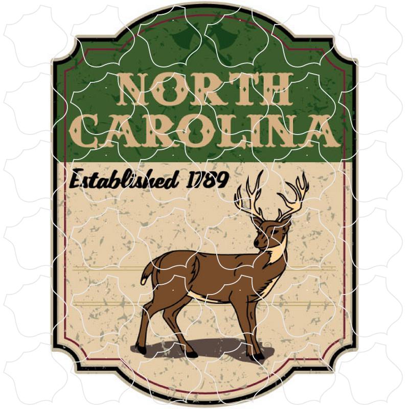 Green Deer Sign North Carolina Green Deer Sign